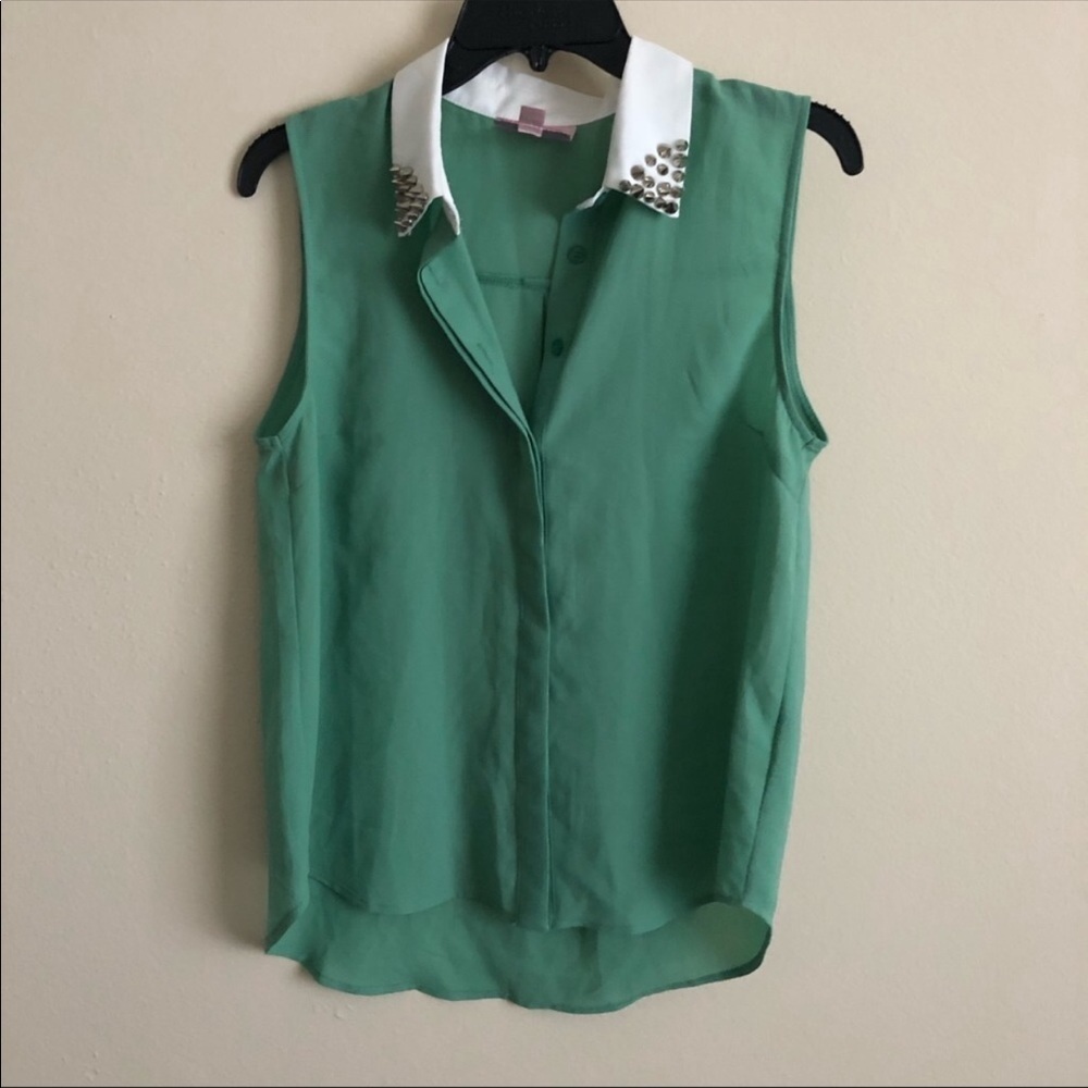 Romeo and Juliet Studded Button Down